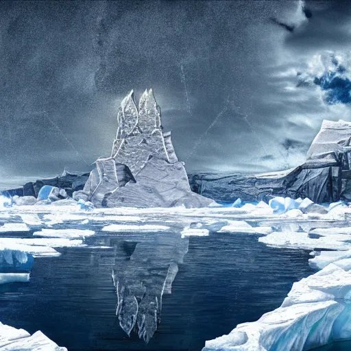 Prompt: epic masterpiece Antarctica superhuman origin mythos inscribed on ice, cinematic, establishing shot, extremely high detail, photorealistic, cinematic lighting, intricate line drawings, 8k resolution