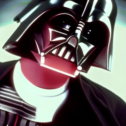 Image similar to A still of Darth Vader in Liar Liar (1997). Extremely detailed. Beautiful. 4K. Award winning.