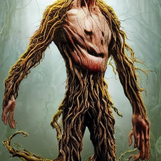 Prompt: nicolas cage is groot