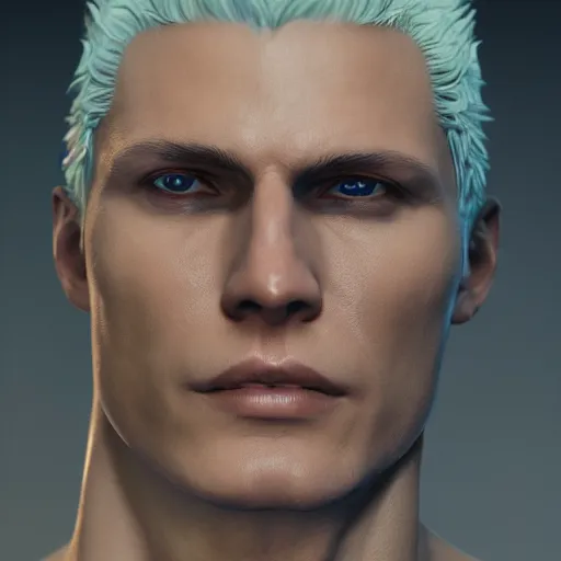 Prompt: Vergil from devil may cry, au naturel, hyper detailed, digital art, trending in artstation, cinematic lighting, studio quality, smooth render, unreal engine 5 rendered, octane rendered, art style by klimt and nixeu and ian sprigger and wlop and krenz cushart