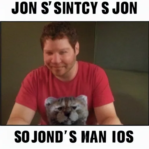 Image similar to jon i'm sorry