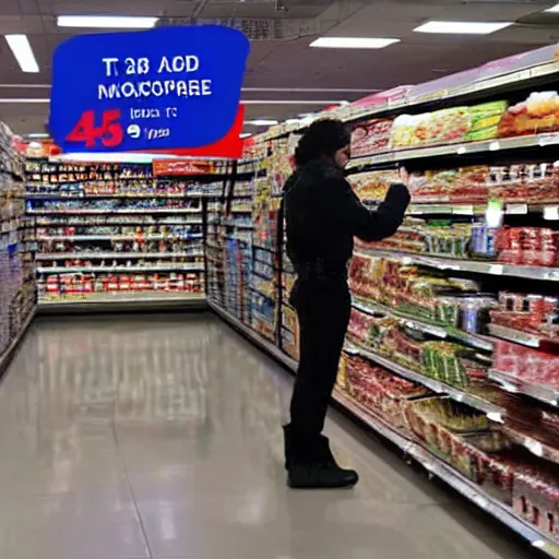 Prompt: t 1 0 0 0 grocery shopping, movie still 4 k