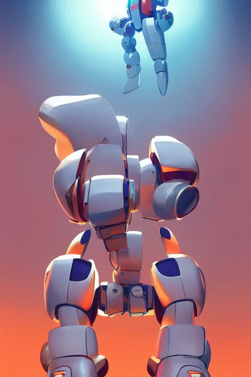 Image similar to metabots medabots medarotto medarot robot minimalist comics, behance hd by jesper ejsing, by rhads, makoto shinkai and lois van baarle, ilya kuvshinov, rossdraws global illumination ray tracing hdr radiating a glowing aura