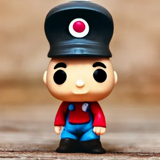 Image similar to a mushroom funko pop