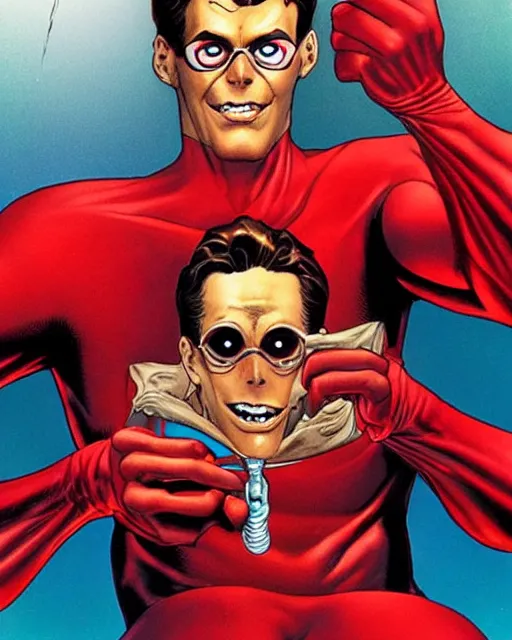 Prompt: plasticman by glenn fabry