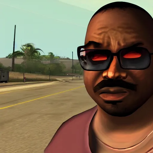 Prompt: big smoke from gta san andreas