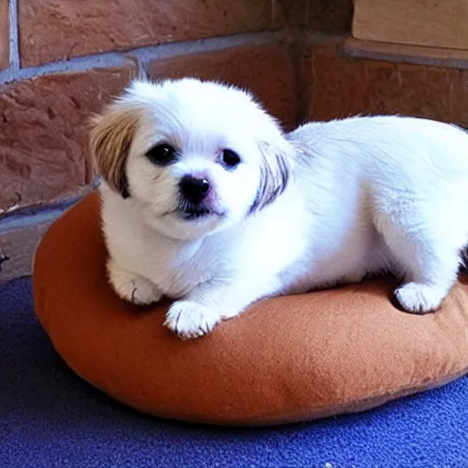 Prompt: cute dog shaped breadloaf