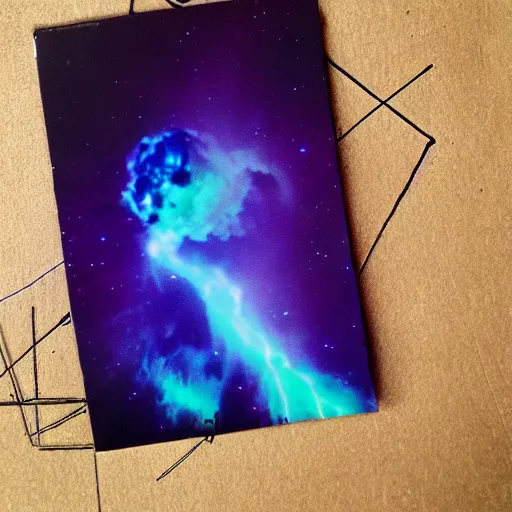 Image similar to nebula polaroid ømolten venom