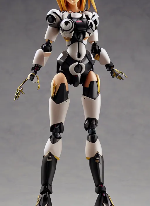 Image similar to Girl in magic mecha, portrait of the action figure of a girl, with bare legs，in the style of Kotobukiya ，anime figure