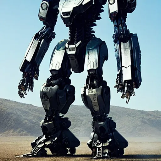 Image similar to cinematic still in westworld and pacific rim movie and real steel movie, full body mega mech by fujioka kenki, full body mega mech by mamoru nagano