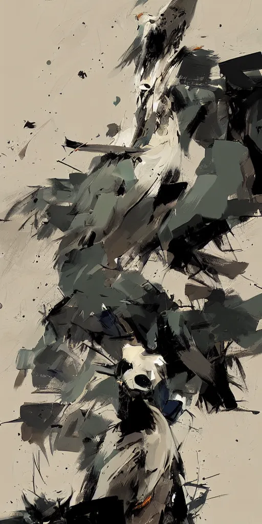 Prompt: digital painting, digital art, ashley wood, birds