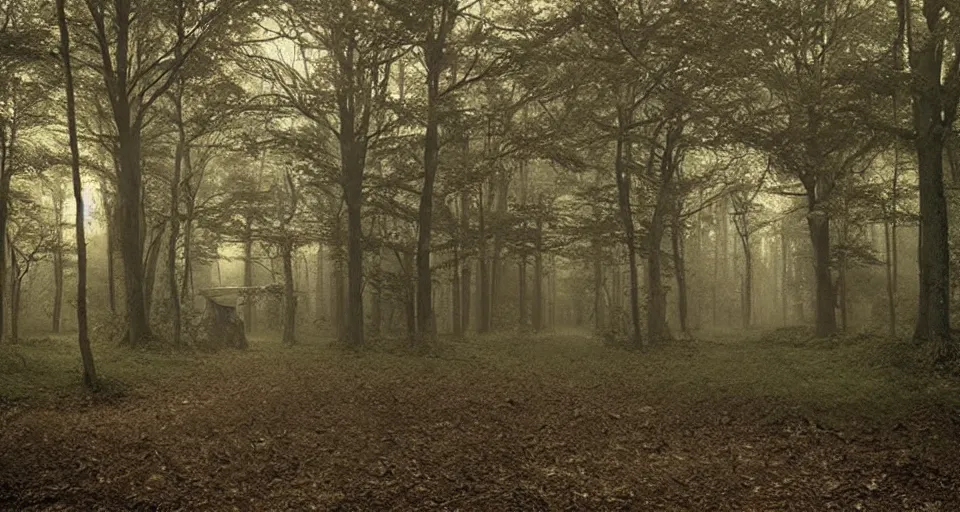 Prompt: Enchanted and magic forest, by gregory crewdson