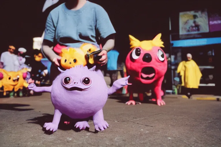 Image similar to a photo of koffing as a real creature in the real world, kodak ektachrome e 1 0 0 photography