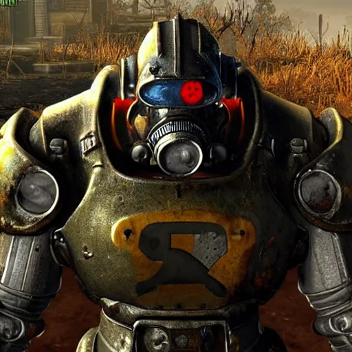 Prompt: fallout 4 super mutant but rendered in n 6 4 graphics.
