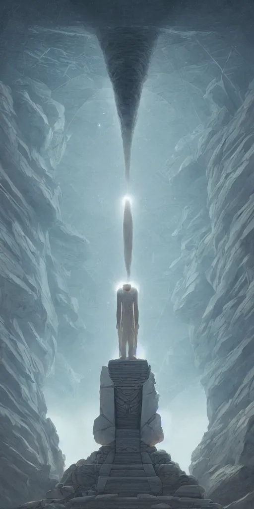 Image similar to symmetry!! the ancient anunaki looked down upon earth, ancient astronauts, surreal landscape, very detailed, perfect composition, perfect lighting, 4 k, trending on artstation, greg rutkowski, derek zabrocki, artgerm