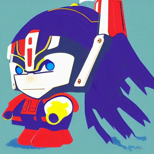 Image similar to chiho aoshima optimus prime, digital art