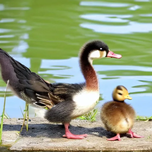 Image similar to how dare you a full grown man yelling at baby ducks