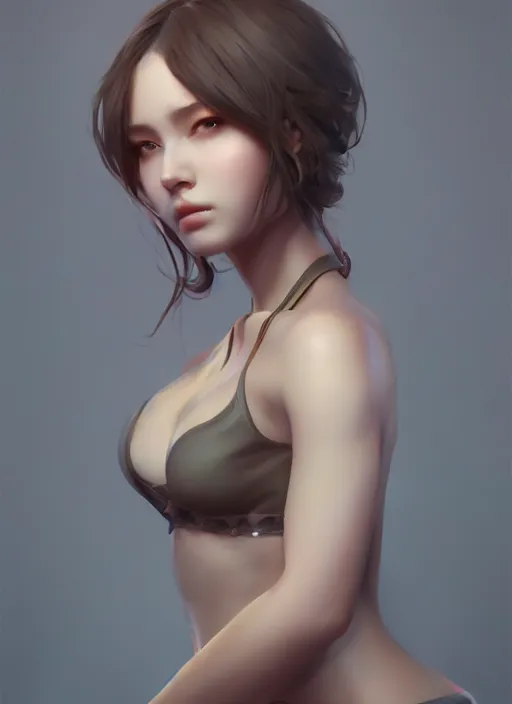 Prompt: beautiful portrait, beautiful girl, beautiful body, tranding by artstation, by chen wang, character artist, 8 1 5, mature content, detailed and intricate environment, 8 k