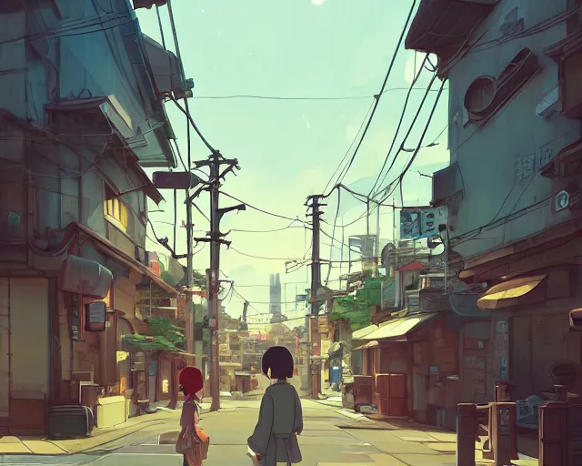 Image similar to seen through a window, tokyo bar, detailed, cory loftis, james gilleard, atey ghailan, makoto shinkai, goro fujita, studio ghibli, rim light, exquisite lighting, clear focus, very coherent, plain background, soft painting