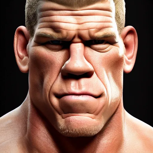 Prompt: john cena and ron perlman's lovechild realistic hyperrealistic 4 k resolution 8 k resolution highly detailed very detailed extremely detailed hd quality detailed face very detailed face extremely detailed face trending on artstation