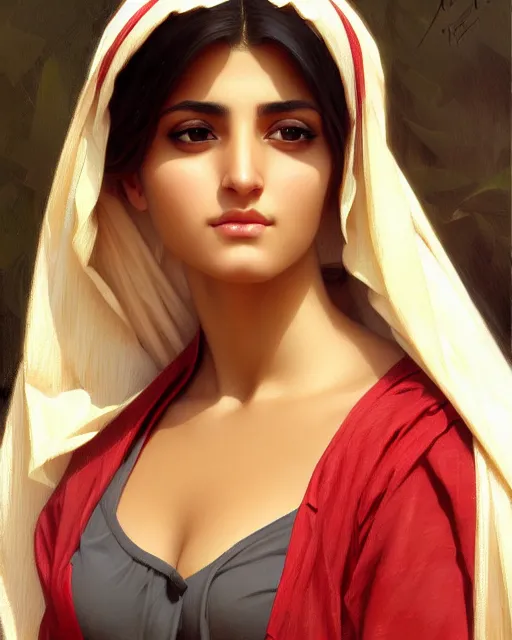 Prompt: photo of a gorgeous young middle-eastern woman in the style of stefan kostic, realistic, sharp focus, 8k high definition, insanely detailed, intricate, elegant, art by stanley lau and artgerm, William-Adolphe Bouguereau