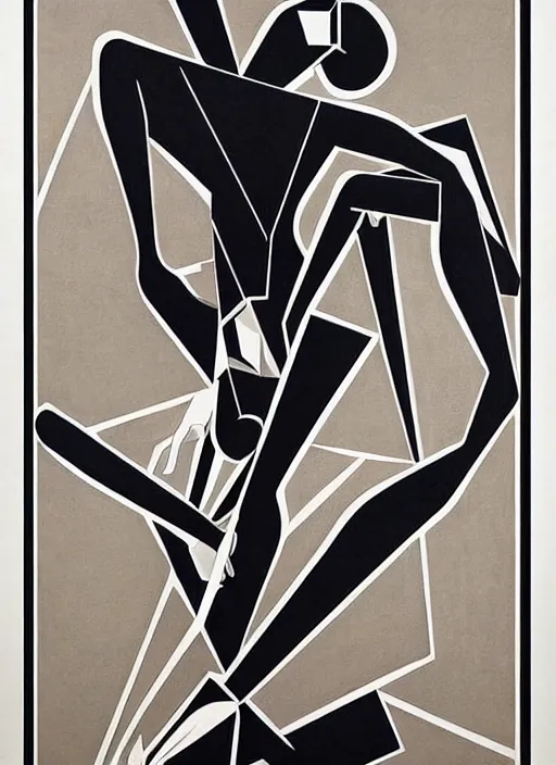 Image similar to constructivism monumental dynamic graphic super flat style figurative gnarly detailed portrait by avant garde painter and leon bakst, illusion surreal art, highly conceptual figurative art, intricate detailed illustration drawing, controversial poster art, geometrical drawings, no blur