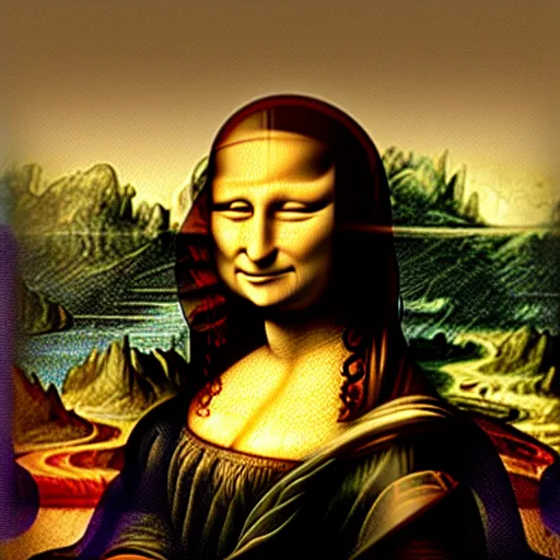 Image similar to mona Lisa gamer