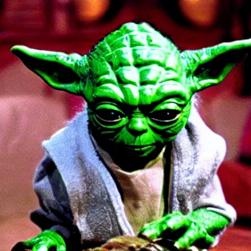 Prompt: yoda in gremlins, highly detailed