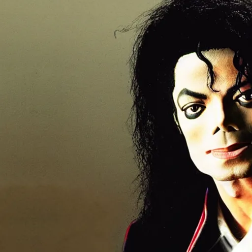 Image similar to michael jackson 2 0 0 9 this is it album cover, hyper realistic face, 4 k, sharp, uhd, movie still, unreal engine