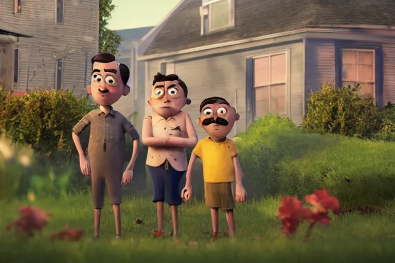 Prompt: hello neighbor the video game as a tv show, movie still, from the newest walking dead tv series, 8 k, hd, cinematic lighting