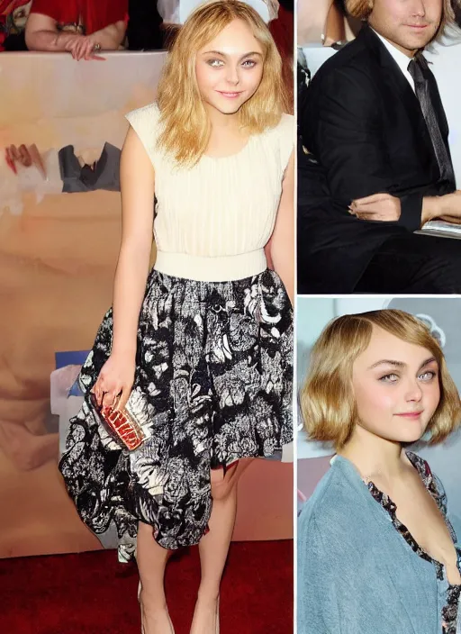 Image similar to annasophia robb bowl haircut, john bauer and waterhouse