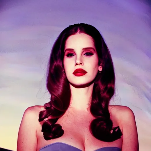 Image similar to lana del rey by david lynch