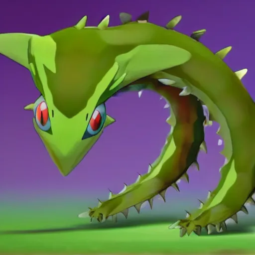 Image similar to a pokemon that looks like a dionaea muscipula, unreal engine.