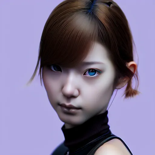 Prompt: portrait of the popular girl, by katsuhiro otomo, yoshitaka amano, nico tanigawa, and artgerm rendered with 3 d effect.