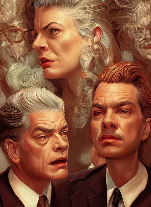 Image similar to twin peaks movie poster art, highly detailed, digital painting, artstation, concept art, smooth, sharp focus, illustration, artgerm, donato giancola, joseph christian leyendecker, wlop