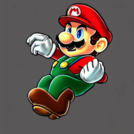 Image similar to super mario in warhammer 4 0 k