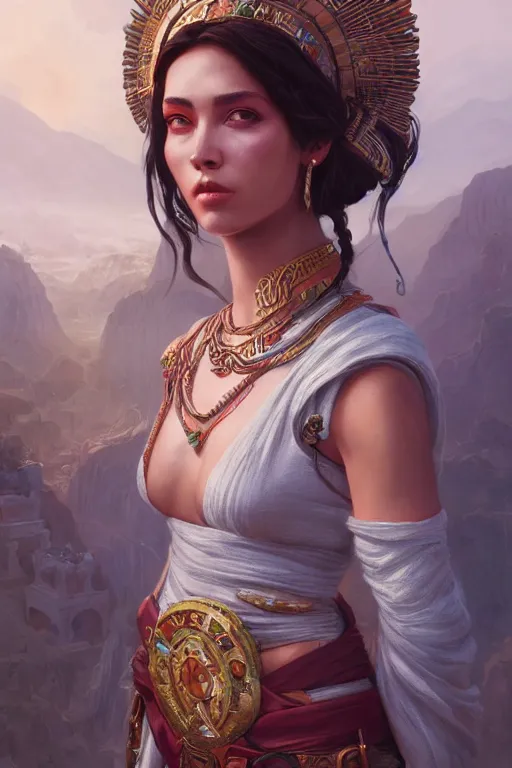 Image similar to goddess of the mexico, highly detailed, digital painting, artstation, concept art, smooth, sharp focus, illustration, unreal engine 5, 8 k, art by artgerm and greg rutkowski and edgar maxence