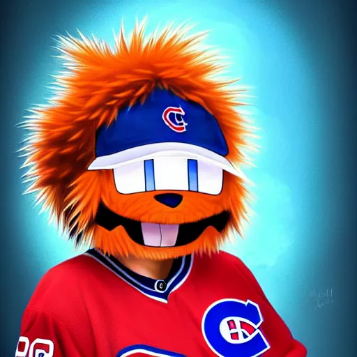 Prompt: anime Portrait of Youppi the Habs Montreal Canadiens Mascot as an evolved powerful pokemon, highly detailed anime, 1990s, smooth, sharp focus, dynamic lighting, intricate, trending on ArtStation, illustration pokemon, art by WLOP