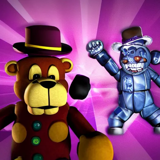 Fazbear Central - feat. WitheredFreddy- Sebastian P. drawn by Freddy- Ezra  B.