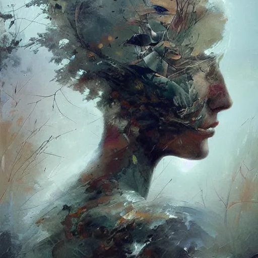 Image similar to by russ mills, by peter mohrbacher extemporaneous 1 9 7 0 s. a digital art of a beautiful scene of nature. the colors are very soft & muted, & the overall effect is one of serenity & peace. the composition is well balanced, & the brushwork is delicate & precise.