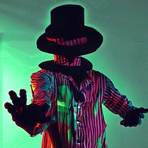 Prompt: “freddy krueger dancing at a rave, hyperrealism, 8k resolution, realistic”