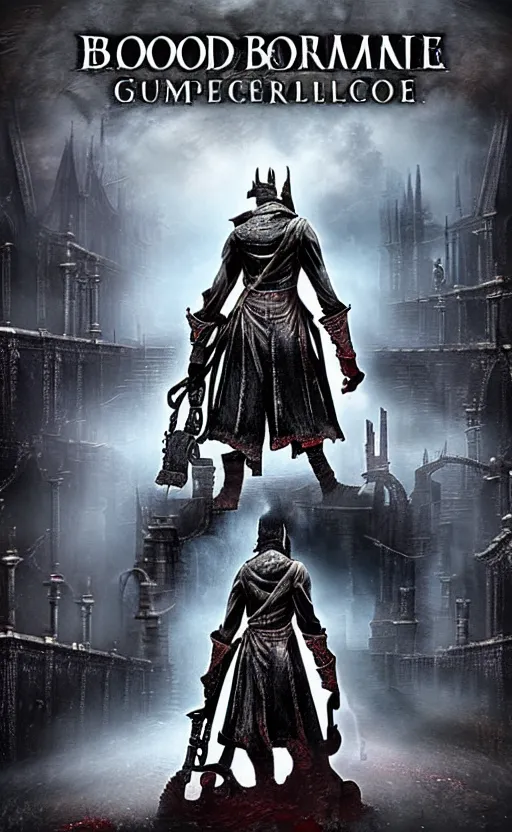 Bloodborne Video Game Poster Title 