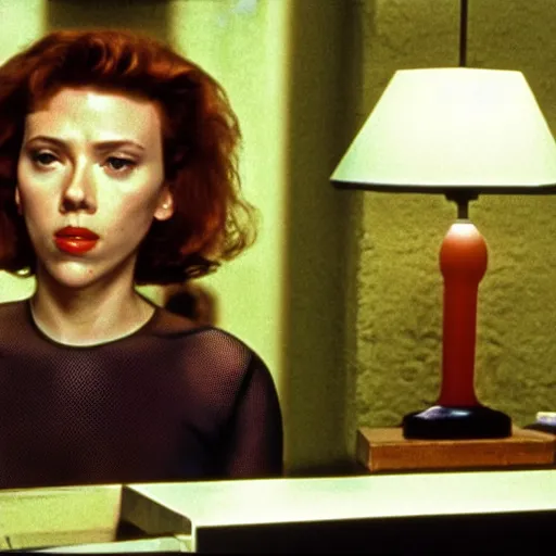 Image similar to a still of Scarlett Johansson in Videodrome (1983)