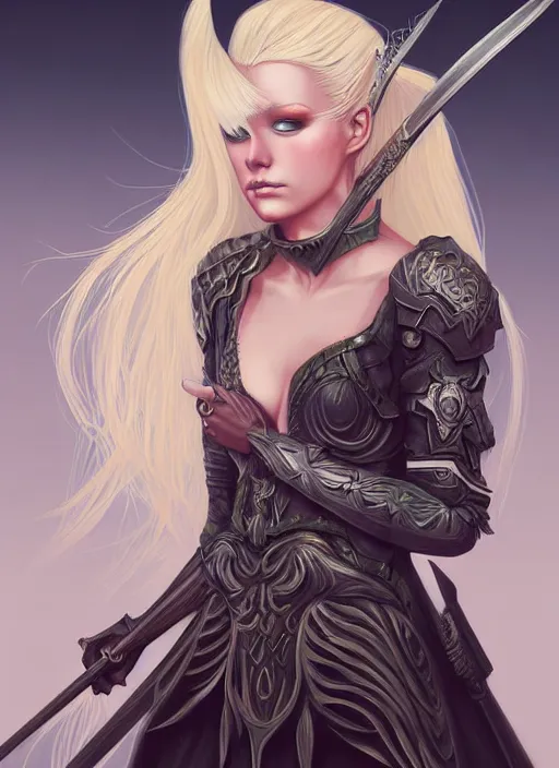 Image similar to blonde combat fairy venizian era, dark fantasy, extremely detailed, sharp focus, portrait, smooth, digital illustration, by rossdraws, frank franzzeta