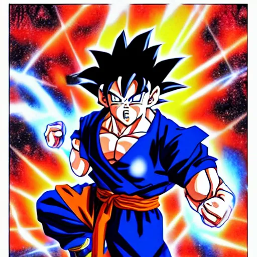 Image similar to goku missing all his limbs