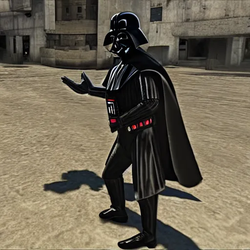 Prompt: Darth Vader in Call of Duty Modern Warfare 2