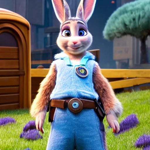 Image similar to natali portman as a judy hopps