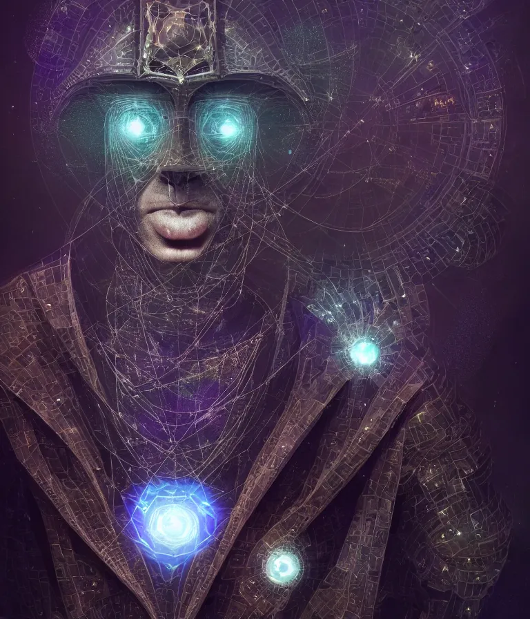 Image similar to front!!! shot of a court jester!!! character, mesmerizing fractal hypercubes, grid, dark holography!!!, future, metallic galactic, crystalline edges, polygonal, elegant, highly detailed, centered, (((artstation, concept art, jagged, sharp focus, artgerm, Tomasz Alen Kopera, Peter Mohrbacher, donato giancola, Joseph Christian Leyendecker, WLOP, Boris Vallejo))), ((raytracing)), mugshot!!!!!, ugly!!!!!!, octane render, nvidia raytracing demo, octane render, nvidia raytracing demo, octane render, nvidia raytracing demo, 8K