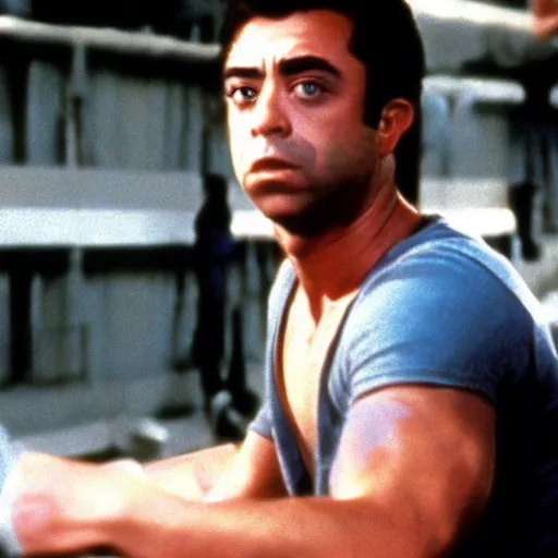 Image similar to still of xavi hernandez in the terminator ( 1 9 8 4 )