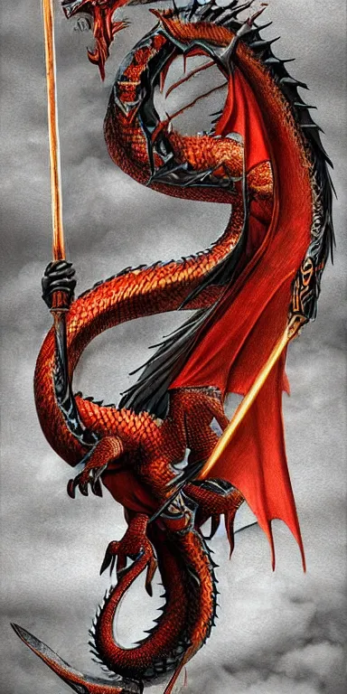 Image similar to draconic staff, dragon staff,((((((((((((((dragon head))))))))))))))) on top of the staff, ((((dragon head)))) on top of the staff, glowing draconic staff, epic fantasy style art, fantasy epic digital art, epic fantasy weapon art, hearthstone style art